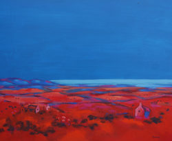 Steadings_at_Dusk_40x40