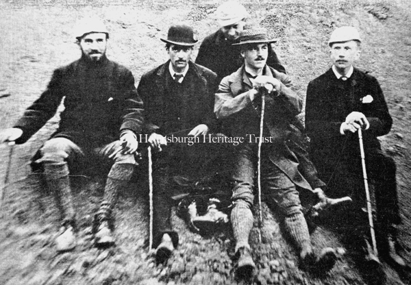 Edward Walton, Joseph Crawhall, James Guthrie and Whitelaw Hamilton in 1883.