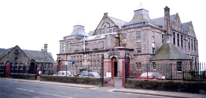 The old school building when it was in use as a community centre.