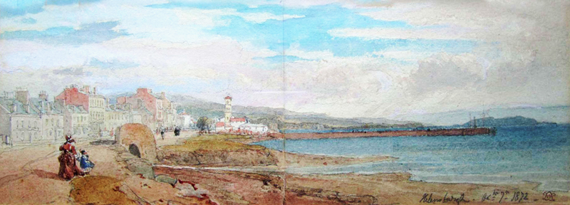 Leitch's painting of the West Bay. Leitch West Bay w