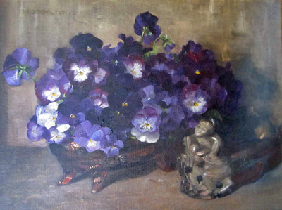 Violets by Maggie Hamilton w