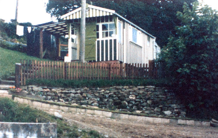 The hut Ulrich Behrendt built and lived in at Stuckenduff Farm. behrendt