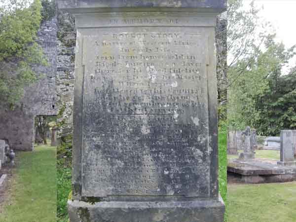 Robert Story, former slave Headstone